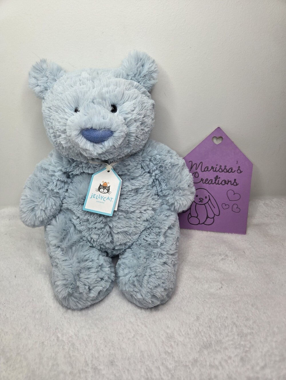 NWT Customized Jellycat Medium Leola Bear "Neve"